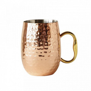 Party Ware Decorative Hammered Design Moscow Mule Water Drinking <b>Copper</b> <b>Mug</b> Best Quality Beer Drinking <b>Mug</b> Daily Used - Product Image 6
