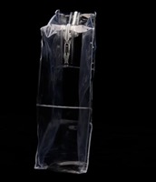 Sac de rangement refermable en PVC transparent, pochette d'emballage personnalisée pour draps et cadeaux