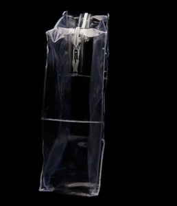 Bolsa de Plástico Transparente con Cierre, Bolsa de Almacenamiento Personalizada para Ropa de Cama y Regalos - Product Image 1