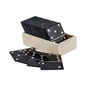 Juego de Dominó Doble 6 de Resina Clásico Más Vendido en 2025, Juego de Regalo de 28 Fichas con Caja de Resina y Estuche de Madera, Juegos de Mesa - Product Image 3