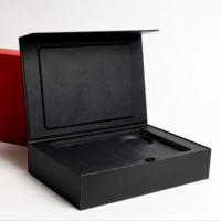 Boîtes rigides de luxe personnalisées en gros avec fermeture magnétique pour emballages de cosmétiques/soins des ongles avec insert EVA sur mesure et marquage