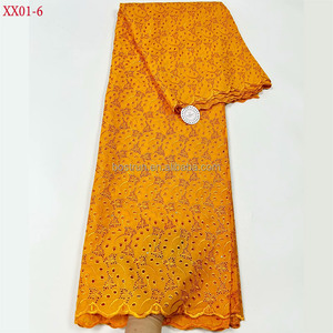 XX01 2024 <span class=keywords><strong>coton</strong></span> suisse haute qualité dentelle sèche cristal <span class=keywords><strong>coupon</strong></span> africain dentelle <span class=keywords><strong>tissu</strong></span> mariage robe de mariée pour la fête - Product Image 6