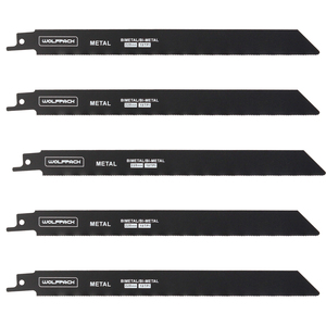 Lama per sega a gattuccio per metallo 228 mm. 18 TPI. 5 Pezzi - Product Image 1