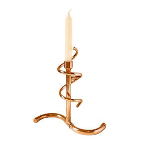 Candle Stick Attractive Aluminum Hurricane <b>Pillar</b> Holder Gold Color Candle Stand Eco-Friendly for Christmas Handmade Home - Product Image 3