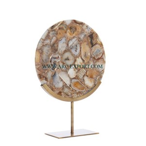 Escultura de metal decorativa con forma de árbol Diseñador Aspecto elegante Acento Color dorado Escultura de objetos de mesa hechos a mano al precio más bajo - Product Image 2