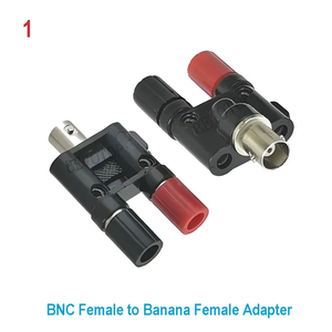 BNC-RCA/바나나/3.5mm/BNC 남성/여성 커넥터 (AV TV 비디오 오디오 Wifi 안테나용) 바나나-J - BNC-K RF 동축 어댑터 - Product Image 2