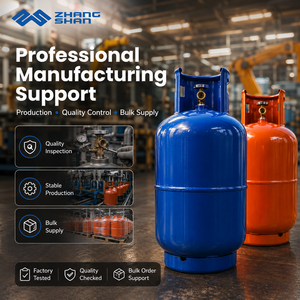 <span class=keywords><strong>Bouteille</strong></span> de gaz GPL <span class=keywords><strong>vide</strong></span> en acier, personnalisée, anti-rouille, 14 kg, rechargeable au <span class=keywords><strong>butane</strong></span>, recyclable, basse pression - Product Image 3