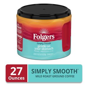 Café moulu Folgers Simply Smooth, torréfaction douce, 27 oz. Bidon - Product Image 3
