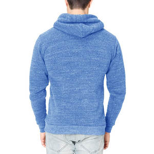 Men's Organic Tri-blend Fleece Pullover Hoody 37055 <b>Mid</b> Lightweight <b>Layer</b> Bella Canvas 3719 Unisex Poly-Cotton Fleece Hoodie - Product Image 2
