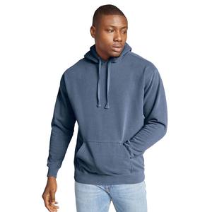 Hoodies d'hiver de haute qualité coupe-vent style décontracté épais tricoté uni avec impression sérigraphique ODM - Product Image 4