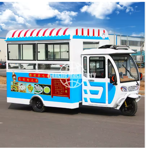 Chariot de service électrique multifonctionnel à trois roues en acier inoxydable, 6 étagères, résistant à la rouille - Product Image 1
