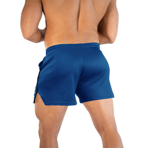 Pantalones cortos transpirables para hombre Verano Logotipo personalizado Poliéster en blanco Sudor Entrenamiento Atlético Impresión personalizada Gimnasio Pantalones cortos para hombres - Product Image 5