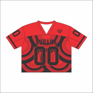 Camiseta deportiva de corte cuadrado Unisex para hombre, camiseta de malla XL con logotipo personalizado impreso, uniformes de entrenamiento, fútbol americano y béisbol - Product Image 1