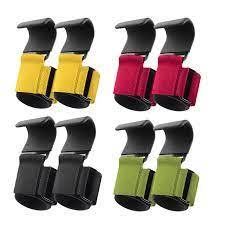 Logo personnalisé Sangles de poignet de levage à usage intensif Booster Power Hook Pull up Deadlift Straps Grips Crochets d'haltérophilie rembourrés - Product Image 5