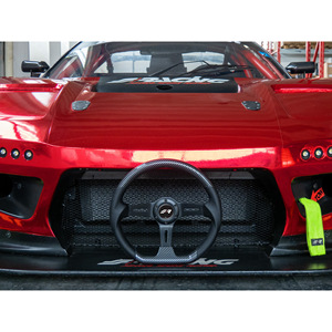 Volante sportivo Giau - in look carbonio e pelle - Product Image 5