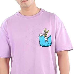 เสื้อยืดขนาดใหญ่สำหรับผู้ใหญ่ทำจากผ้าฝ้ายปากีสถานและเส้นใยไม้ไผ่สำหรับสวมใส่กลางแจ้ง - Product Image 6