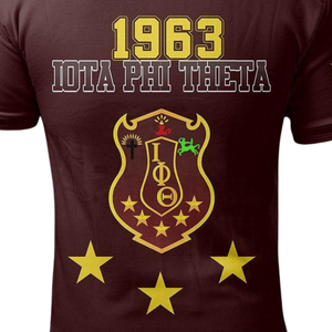 เสื้อโปโลผู้ชายอิโอต้า ฟี เธต้า 1963 ผ้าฝ้ายพรีเมียมปักลายเสื้อพี่น้องในสมาคม - Product Image 5