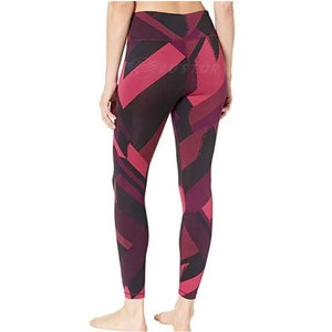 Vente en gros de leggings tricotés personnalisés pour femmes leggings respirants décontractés vêtements de yoga de sublimation pour femmes - Product Image 6
