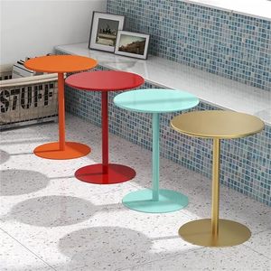 Modern Single Golden Metal Side <b>Table</b> Long Elegant for Home Living Room Hotels Patio Bar <b>Oval</b> <b>Coffee</b> <b>Table</b> for Outdoor Leisure - Product Image 6