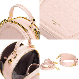 Bolso Ele Circle para mujer, correa cruzada ajustable, diseño de hombro redondo a la moda, compacto y ligero - Product Image 4