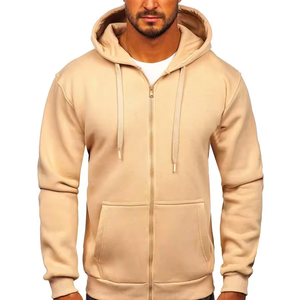 2025 Sudadera con capucha con cremallera térmica para hombre de la mejor calidad Patrón de estampado de tela de invierno a un precio razonable Fabricante de Pakistán al por mayor - Product Image 3