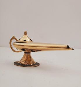 ที่ใส่เครื่องหอมนาฬิกาทรายสีทองและเงินค้อนที่ทันสมัยพร้อมชามระบายอากาศ - Product Image 5