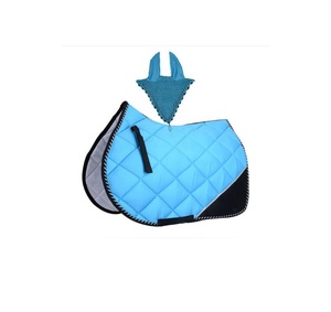 Tapis de selle pour cheval avec logo personnalisé Equipement pour cheval Nouveau coton Ensemble de tapis de selle pour cheval en tissu personnalisé avec votre propre logo - Product Image 1