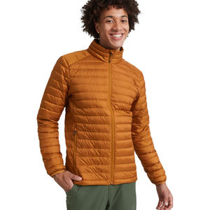 Chaqueta acolchada con cuello levantado para hombre, chaqueta cálida de invierno hinchada ligera, chaquetas de burbujas para hombre a la venta - Product Image 1
