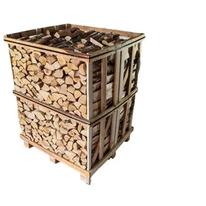 Kayu bakar Oak logs-tungku pembakaran kelembaban kayu bakar kering 18%-kayu bakar untuk energi panas untuk dijual