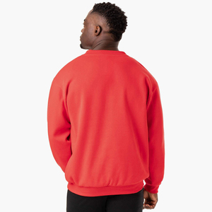 Sweat-shirt surdimensionné pour homme en molleton polyester/coton, personnalisé, écologique, avec impression sérigraphique vintage et effet délavé à l'acide - Product Image 3