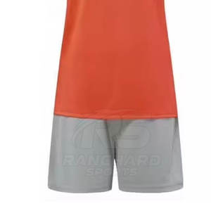 ชุดกีฬาวอลเลย์บอลระบายอากาศได้ดี พร้อมโลโก้ทีมแบบกำหนดเอง เสื้อและกางเกงขาสั้นสำหรับการแข่งขันทีม - Product Image 6