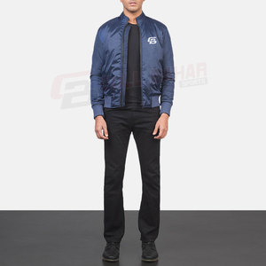 Blouson aviateur pour hommes avec fermeture éclair élégante et durable Blouson aviateur minimaliste pour hommes - Product Image 1