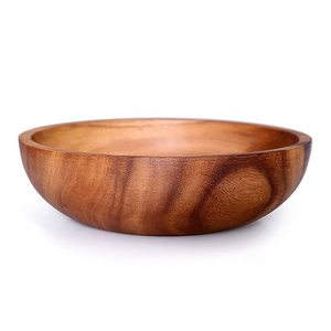 Tazones de Ensalada Desechables de Madera de Acacia Natural, Ecológicos y Personalizados con Diseño Moderno para Cocina, Restaurantes y Uso Doméstico - Product Image 2