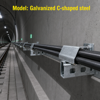 Profilé en C perforé en acier galvanisé OEM DOM avec trous, profilé en H galvanisé à chaud, acier inoxydable moderne anti-corrosion