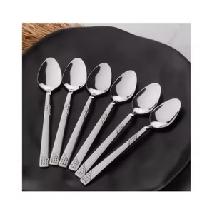 Stainless Steel Flatware <b>coffee</b> <b>spoons</b> Set Dessert <b>Spoon</b> Set Royal Design Handle Luxury Look <b>Spoon</b> Server Set - Product Image 1