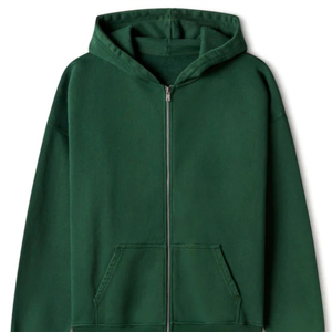 OEM Custom Lightweight Athletic <b>Zip</b>-<b>Up</b> Hoodie for Men Classic Style Winter <b>Jacket</b> with Plain Dyed Techniques - Product Image 2