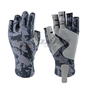 Gants de pêche durables avec paumes rembourrées, couche extérieure résistante au vent et sangles réglables pour une meilleure sécurité pendant les longues journées de pêche - Product Image 4