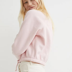 Sweatshirts à capuche surdimensionnés pour femmes de meilleure qualité Logo personnalisé Design uni pour la saison d'hiver en vente! - Product Image 4