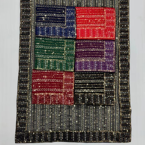 Bollywood Designer Banarasi Coton Saree Georgette Séquence Travail pour Mariage et Fête Porter Hiver Été Collection pour Diwali - Product Image 1