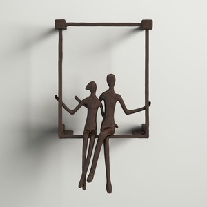 Offre spéciale Tenture murale combinée en verre et en métal parfaite pour les intérieurs de luxe Prix de gros disponible pour les grosses commandes - Product Image 2