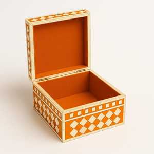 Caja Decorativa de Lujo Hecha a Mano con Incrustaciones de Hueso y Solución de Almacenamiento Personalizada por Global Exports - Product Image 2