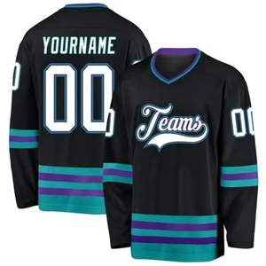 Maillot de hockey sur glace personnalisé pour hommes, performance professionnelle, sublimation, tissu respirant, tenue d'entraînement d'équipe, vêtements de jeu, approvisionnement en vrac - Product Image 6