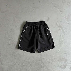 Chaqueta cortavientos con cremallera OEM personalizada para hombre, conjuntos de pantalones cortos de dos piezas, chándal de nailon cortavientos con logotipo personalizado para hombre, conjuntos de chándal para hombre - Product Image 3