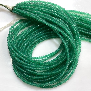 ลูกปัดมุกพลอยสีเขียวธรรมชาติรูปหยดน้ำ - Product Image 1