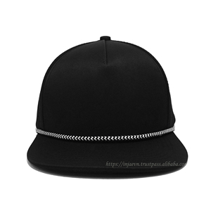 Gorro clásico vintage de estilo hip hop con logotipo personalizado, gorro deportivo de poliéster y algodón en blanco, estilo urbano innovador, hecho en Vietnam - Product Image 1