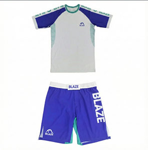 Conjunto de Ropa de Lucha MMA Personalizada para Hombre 2025, Rashguard y Pantalones Cortos para Jiu Jitsu y Grappling - Product Image 1