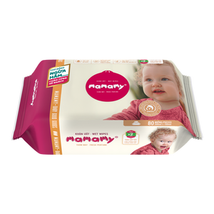 Toallitas húmedas no tejidas de rayón natural Mamamy Tropical 100%, toallitas de limpieza para bebés de 80 piezas al mejor precio - Product Image 2
