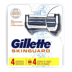 Gillette Skinguard Sensitive Blades Refill Paquete de 4 - Product Image 4