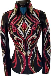 Chaqueta Western Showmanship con almohadilla a juego Chaqueta de espectáculo de equitación - Product Image 3