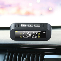 Pare - brise solaire TPMS système de surveillance de la pression des pneus alarme de pression des pneus sans fil pour voiture ca